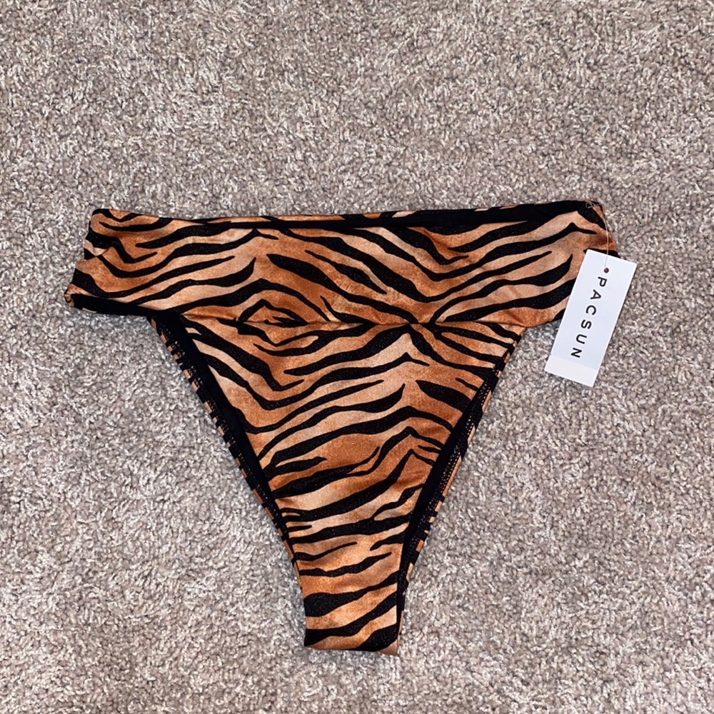 PACSUN Animal Print Swimsuit Bottoms